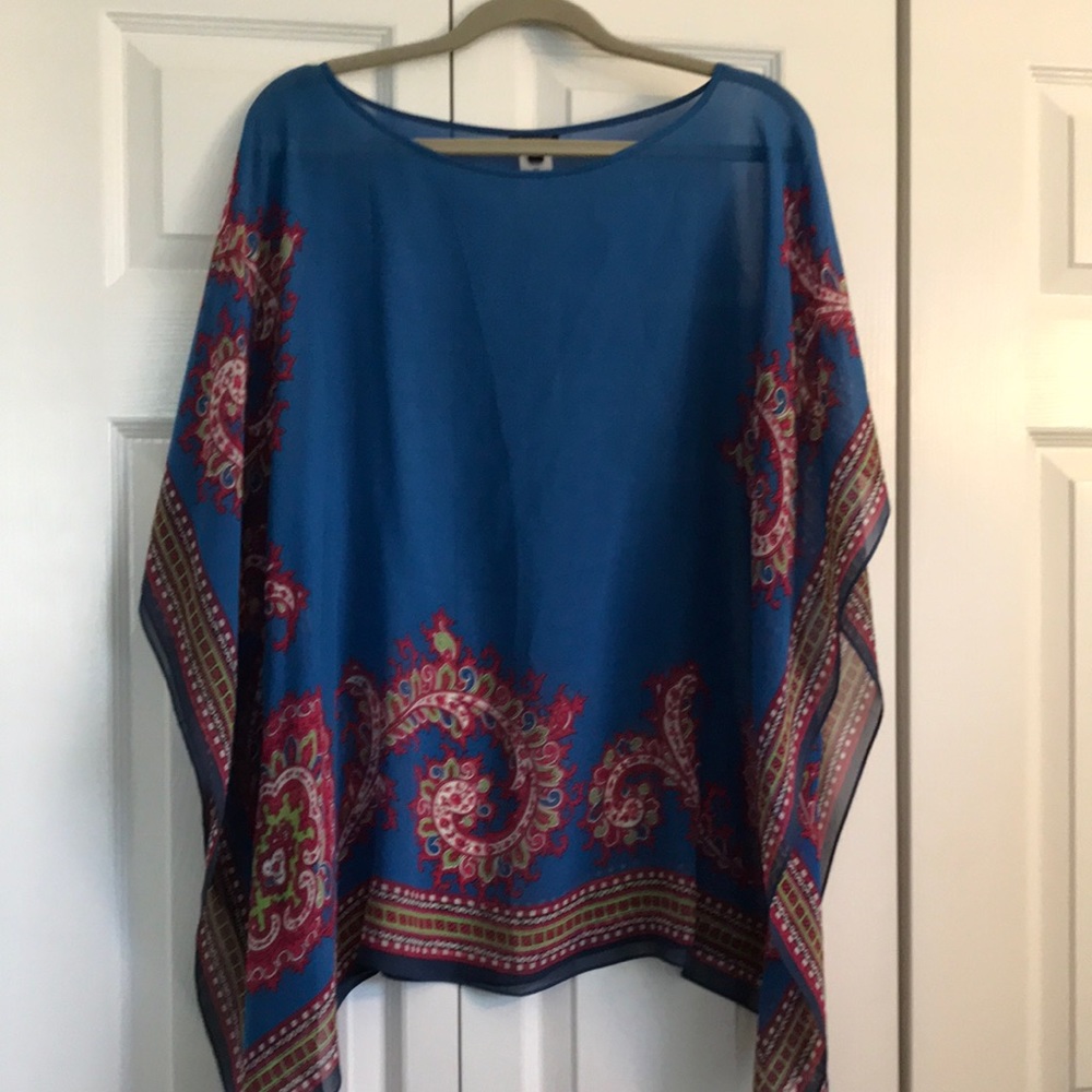 Talbots Silk Ponch Sz L/XL